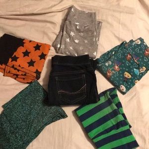 Girls leggings set plus a pair of jean